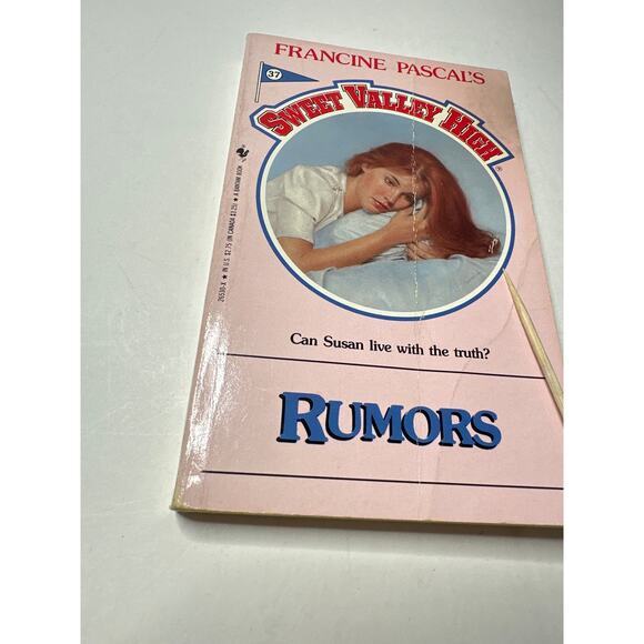 Sweet Valley High 1ST Edition First Print Book #37 Rumors Vintage 1980's - Picture 3 of 12